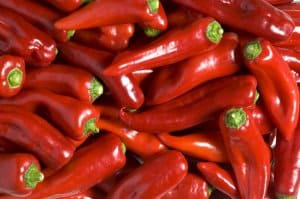 a special variety of red peppers from a region called Florina in Greece.