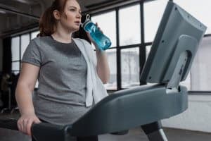 woman working out